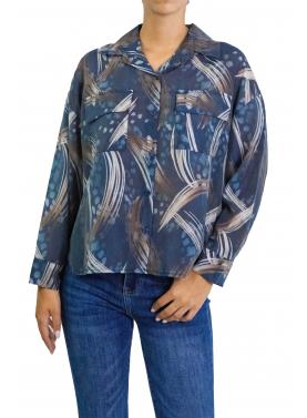 Camicia fantasia con tasche